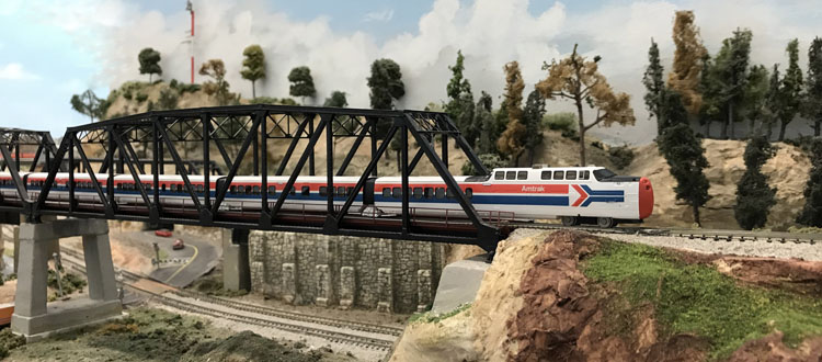 Amtrak TurboTrain on the BC&G