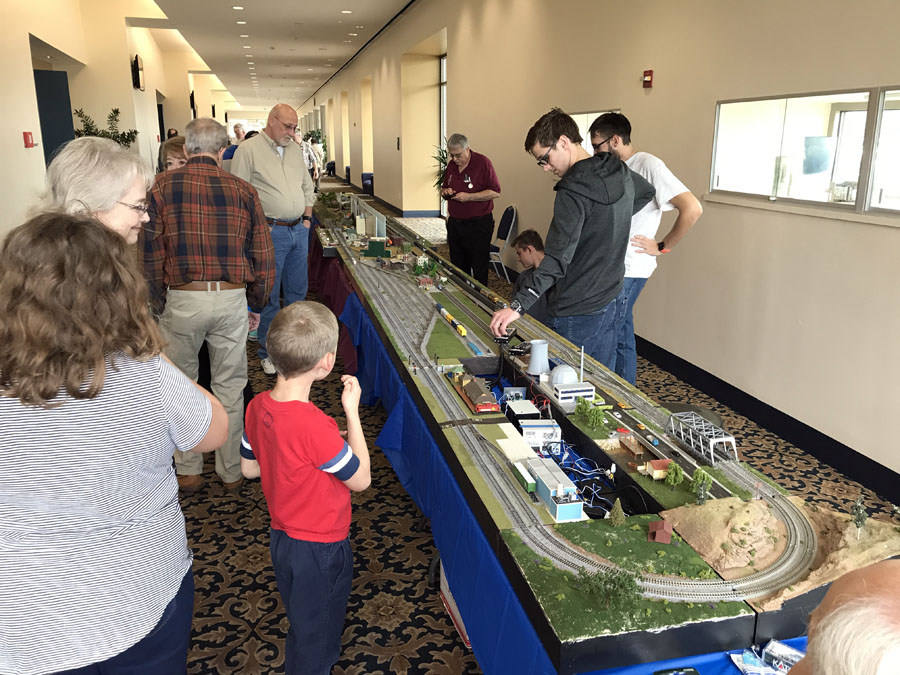 N'Crowd T-TRAK debut at the 2020 Greater Houston Train Show