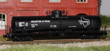 Kato black tank car 1978