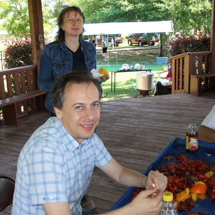 Zube Park crawfish boil