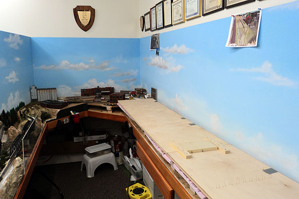 The new BC&G layout room during construction